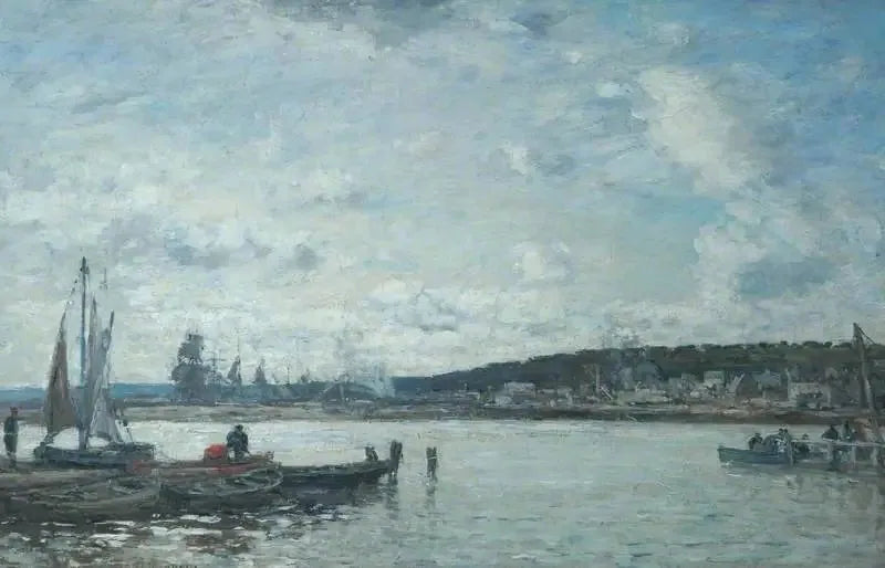 O Ferry em Deauville - Eugène Boudin