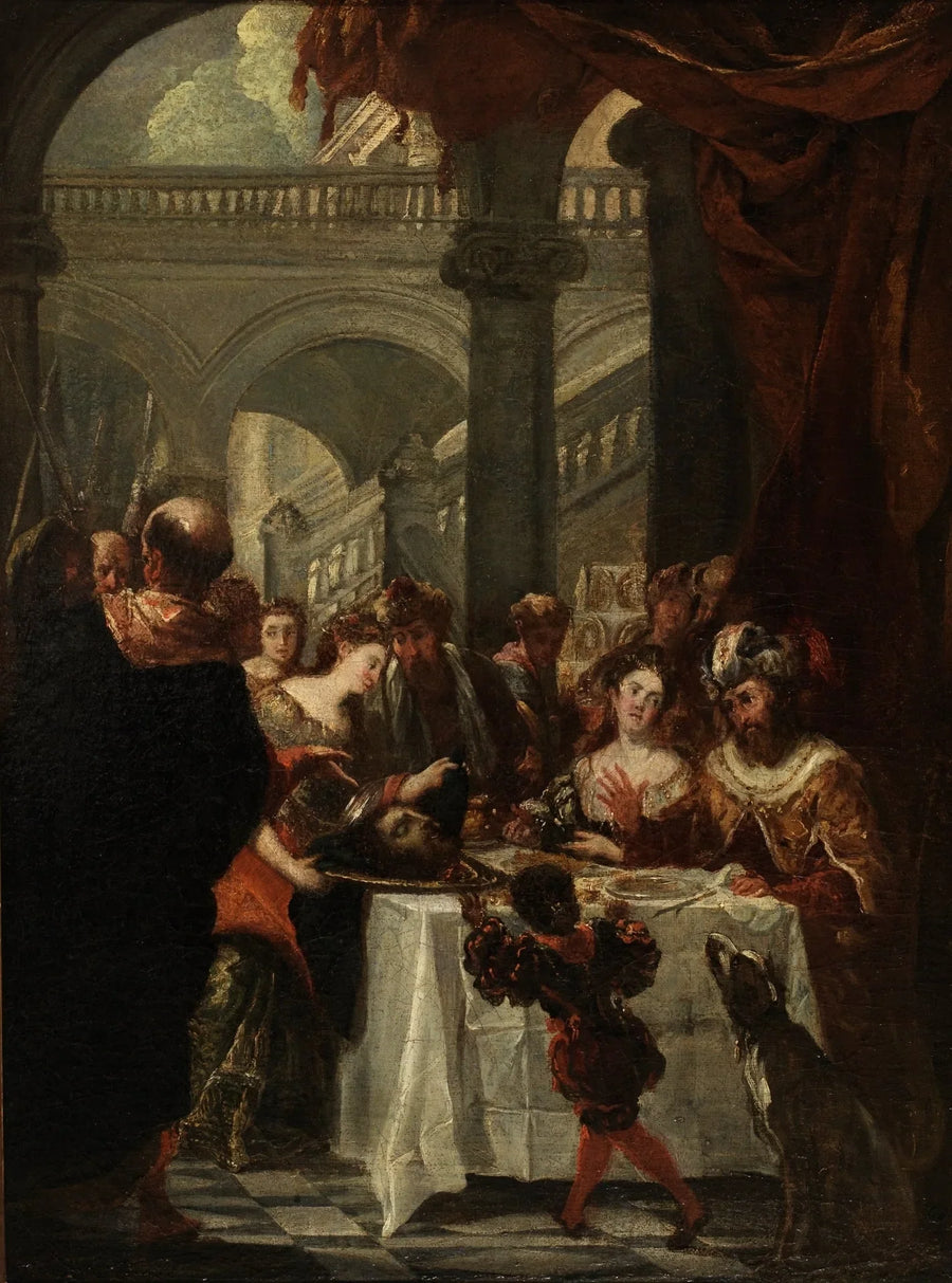 Le festin d'Hérode (croquis) - Juan Carreño de Miranda