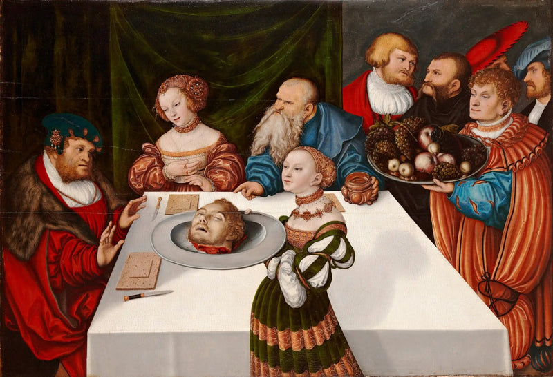O Banquete de Herodes - Lucas Cranach, o Velho