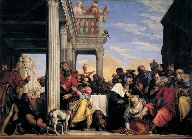 O Banquete na Casa de Simão, o Fariseu (Veronese, Turim) - Paolo Veronese