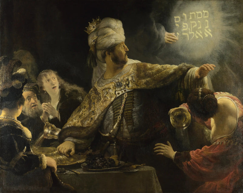 O Banquete de Balthazar - Rembrandt