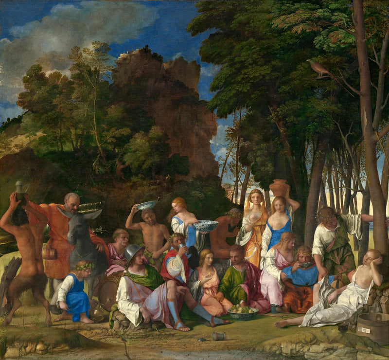 O Banquete dos Deuses - Giovanni Bellini