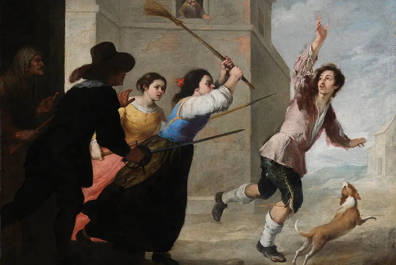 O filho pródigo expulso - Bartolomé Esteban Murillo