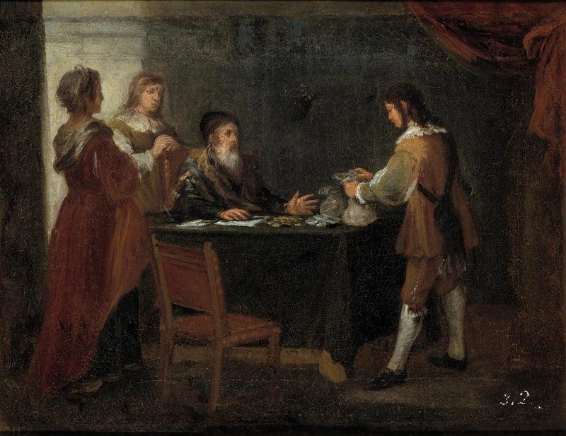 O filho pródigo recebendo sua herança - Bartolomé Esteban Murillo