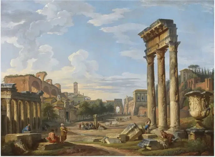 O Fórum Romano - Giovanni Paolo Panini