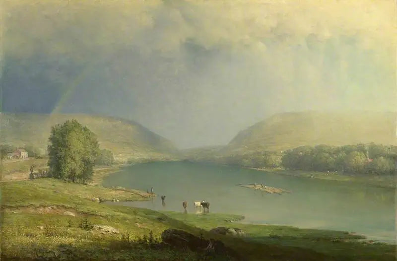 Le fossé hydrologique du Delaware - George Inness - Alpha Reproduction
