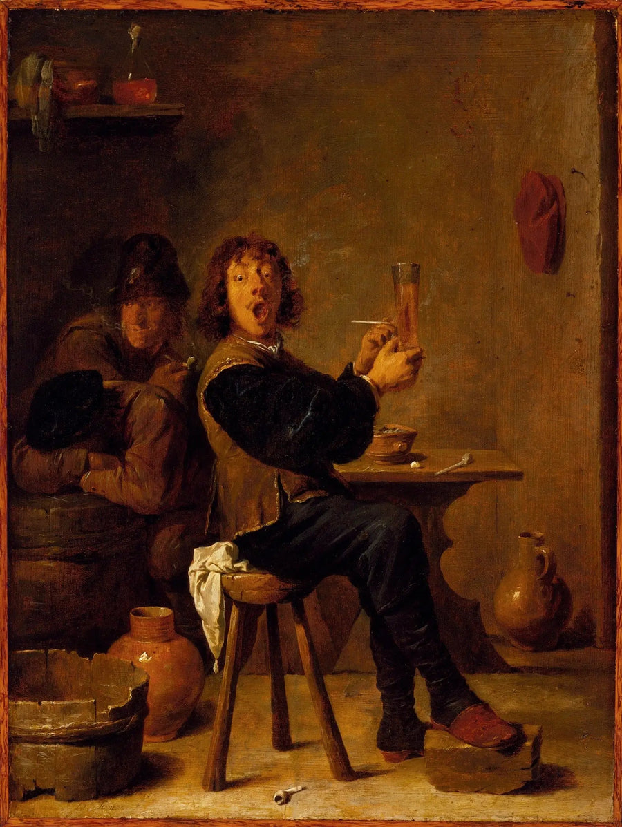 O Fumante - David Teniers, o Jovem