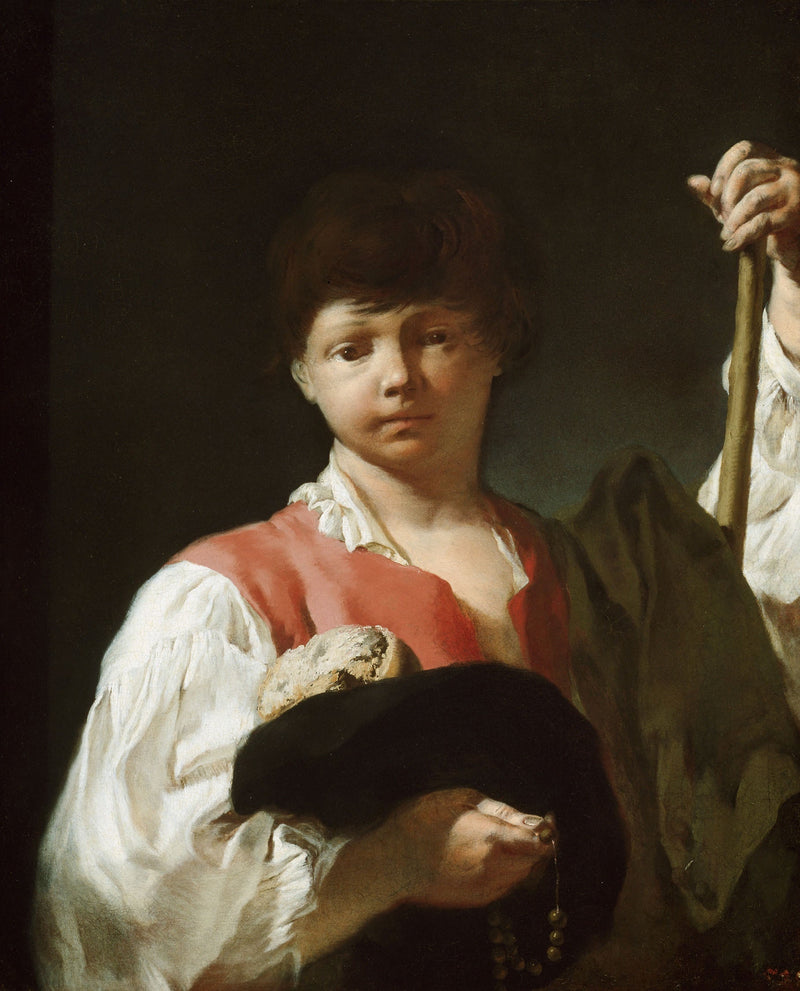 O menino mendigo (O jovem peregrino) - Giovanni Battista Piazzetta