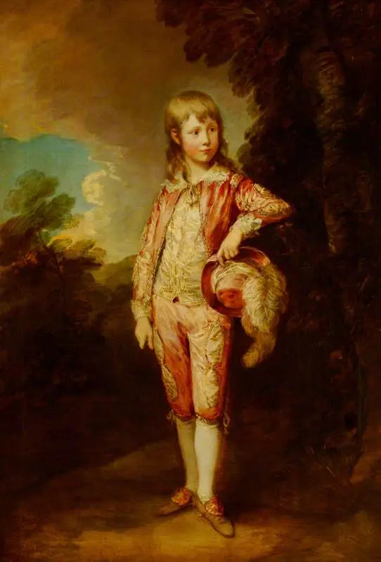 O menino rosa (talvez Francis Nicholls, nascido em 1774) - Thomas Gainsborough