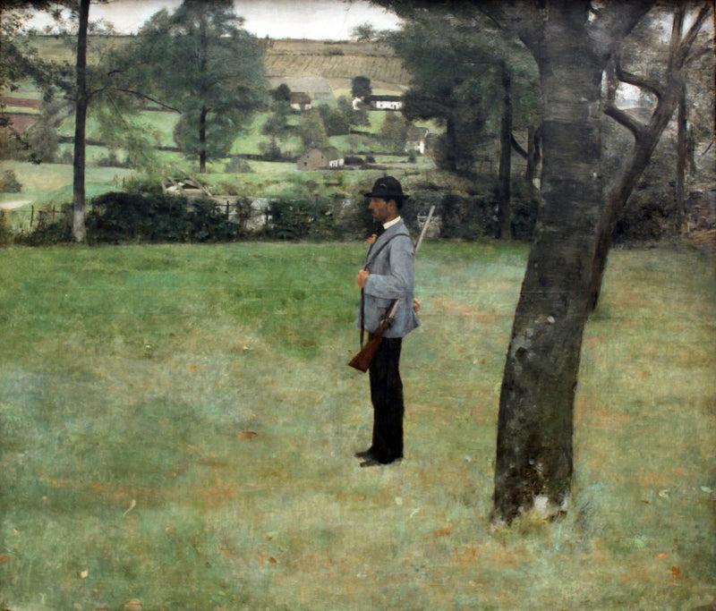 O guarda-caça - Fernand Khnopff