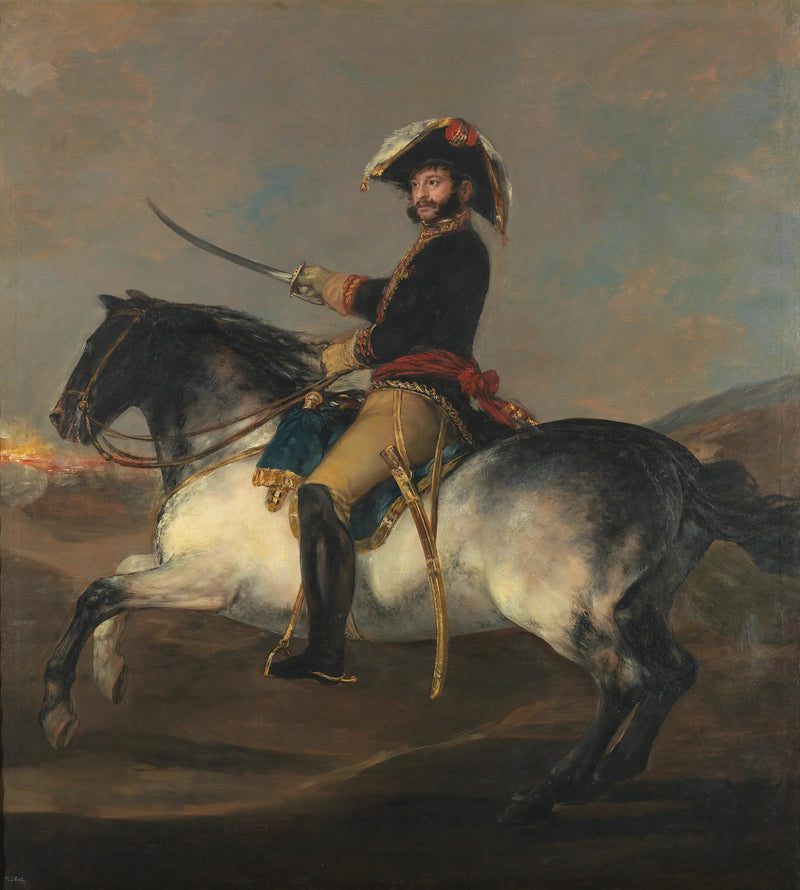 O general José de Palafox a cavalo - Francisco de Goya
