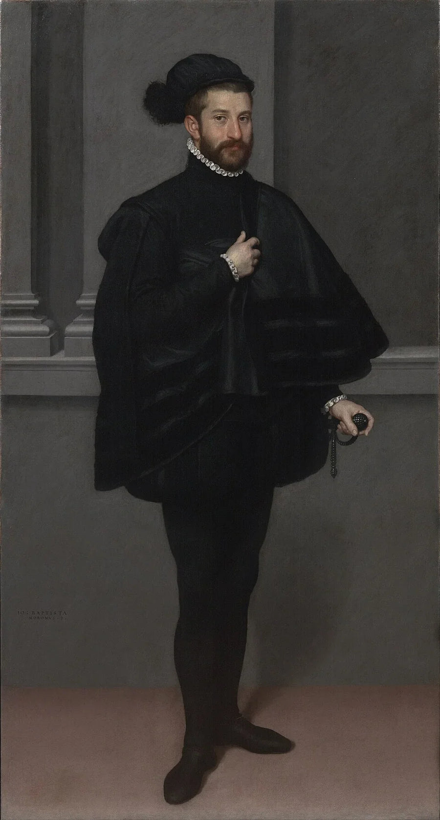 O Cavalheiro de Preto - Giovanni Battista Moroni