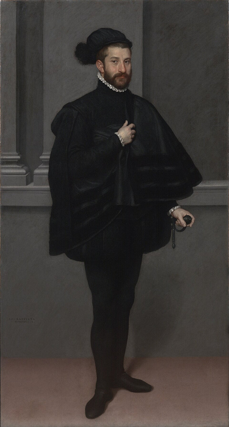 O Cavalheiro de Preto - Giovanni Battista Moroni