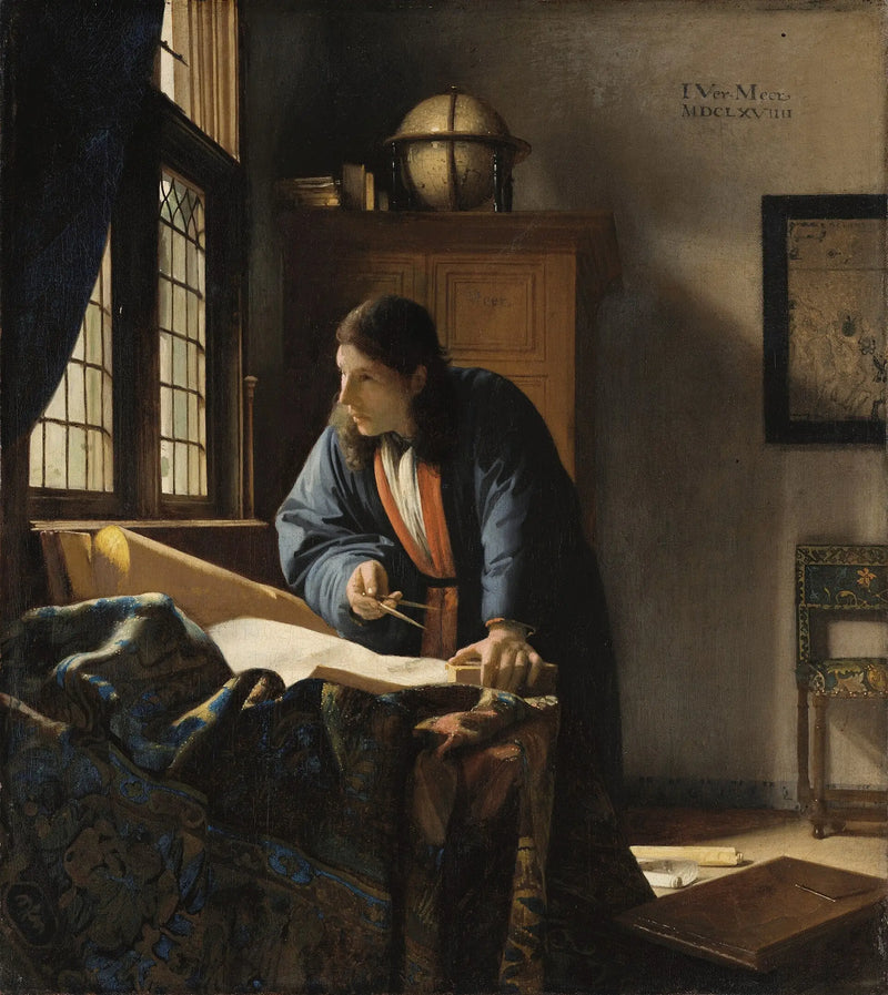 O Geógrafo - Johannes Vermeer