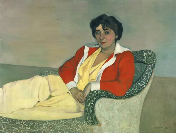 Colete vermelho - Félix Vallotton