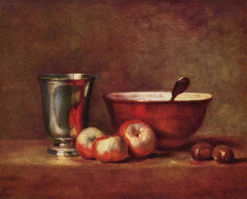 O copo de prata - Jean Simeón Chardin