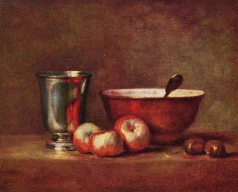O copo de prata - Jean Simeón Chardin