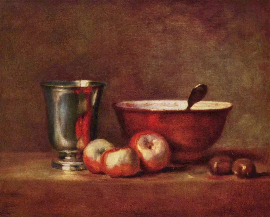 O copo de prata - Jean Simeón Chardin