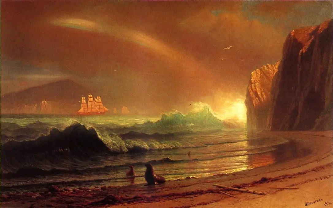 Le Golden Gate - Albert Bierstadt - Alpha Reproduction