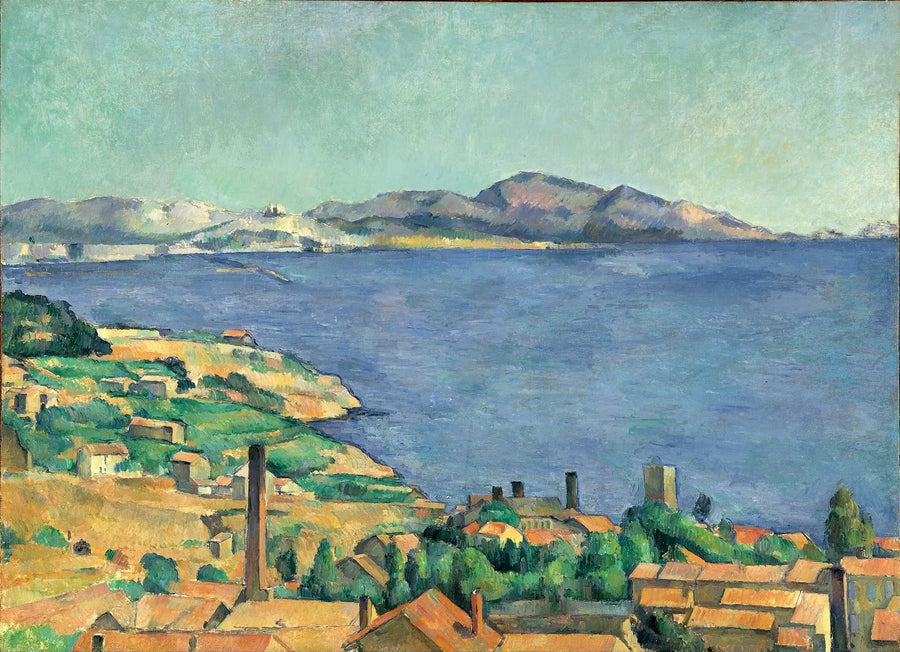 A baía de Marselha vista do Estaque - Paul Cézanne