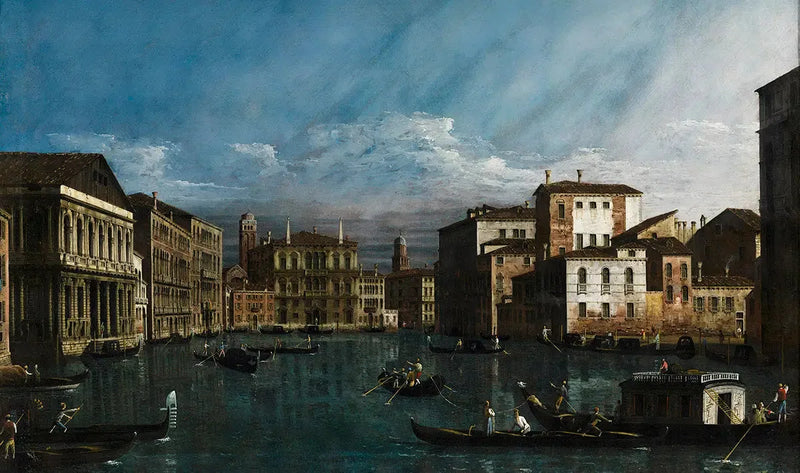 O Grande Canal em Veneza - Canaletto