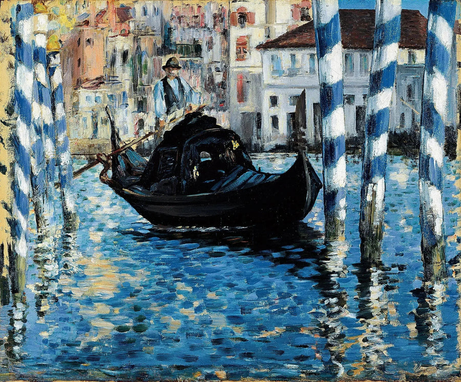 O Grande Canal em Veneza - Édouard Manet