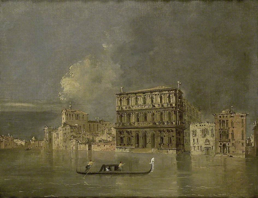 O Grande Canal com o Palazzo Corner della Ca' Grande - Francesco Guardi