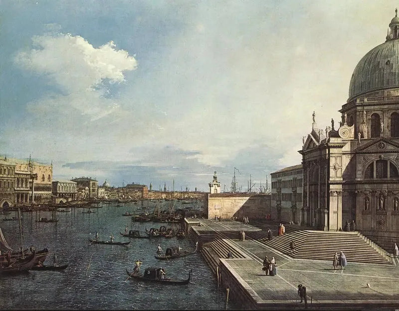 O Grande Canal visto da Igreja da Salute - Canaletto