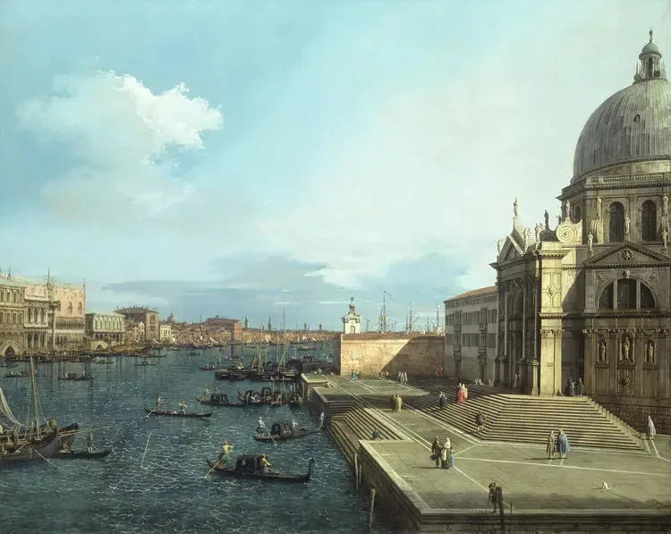 O Grande Canal e Santa Maria della Salute - Canaletto