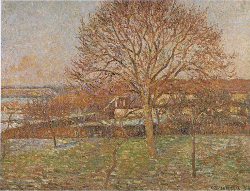 O Grande Noz, geleia branca, Éragny - Camille Pissarro