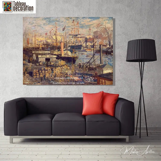 Le Grand Quai au Havre - Tableau Monet - Reproductions de tableaux et peintures haut de gamme