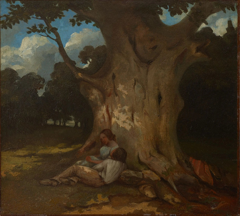 O Grande Carvalho - Gustave Courbet