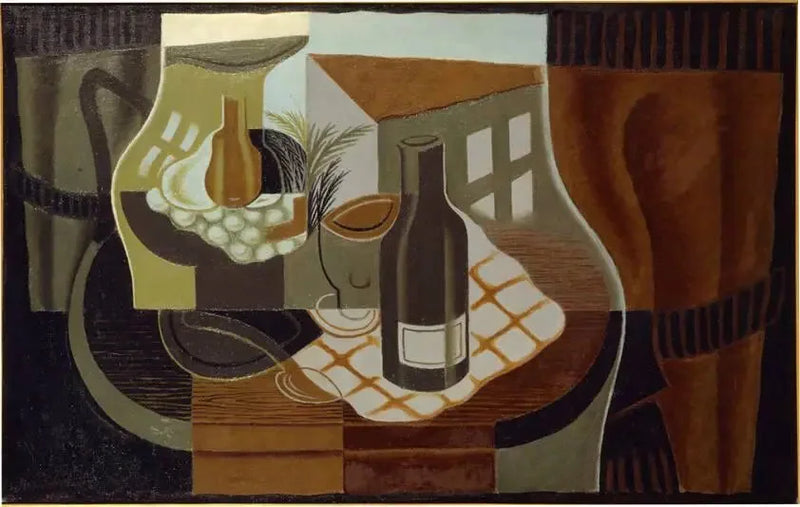 O criado-mudo em frente à janela - Juan Gris