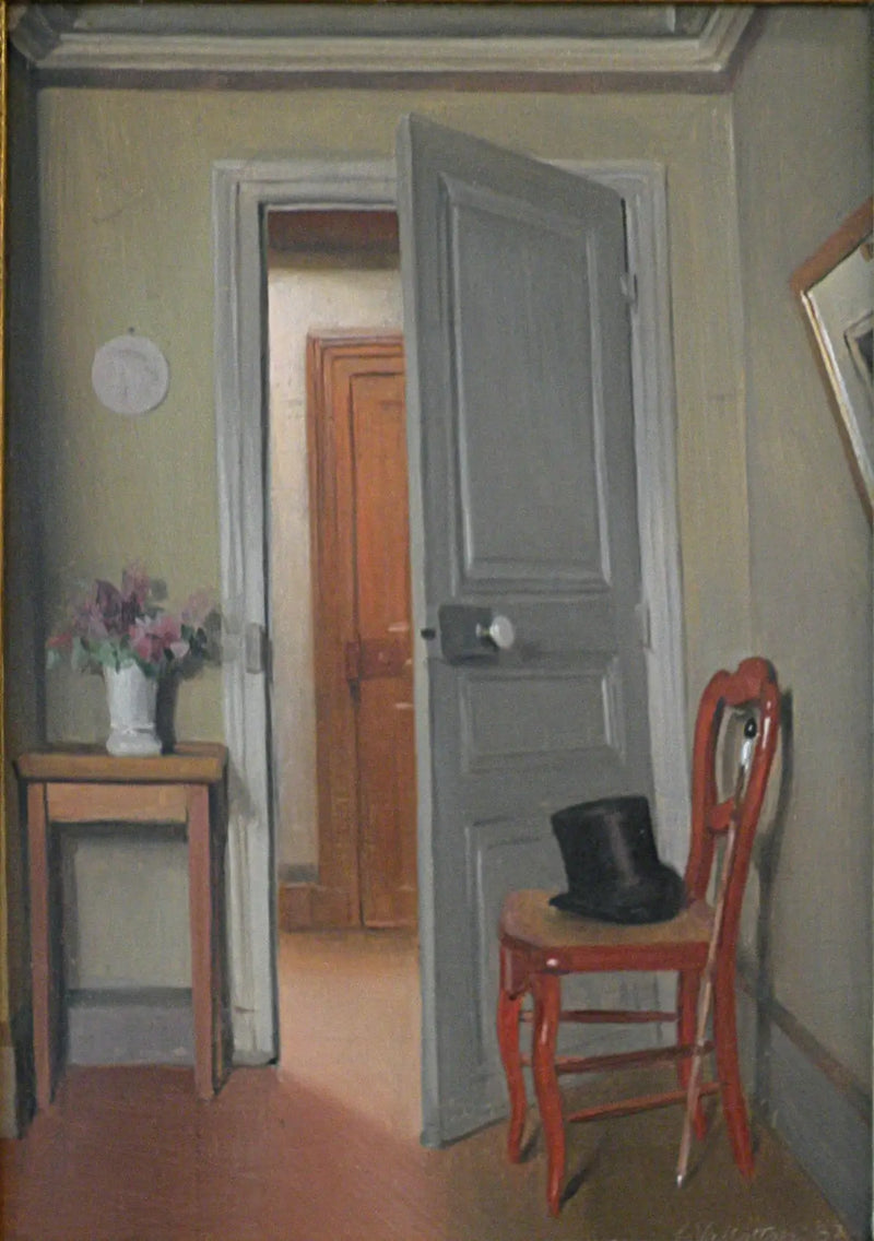 O Chapéu Alto, interior - Félix Vallotton