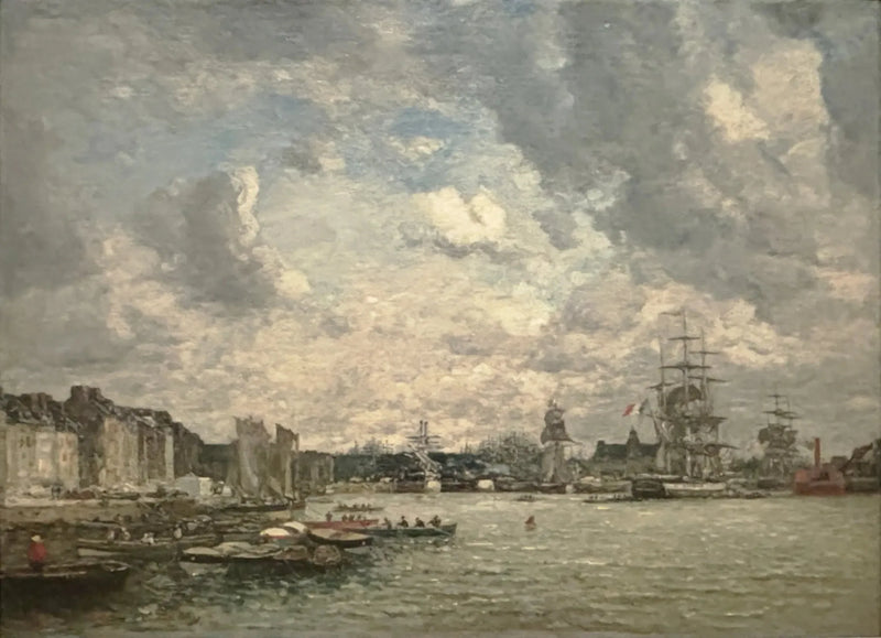 O Havre. A bacia da Barre - Eugène Boudin