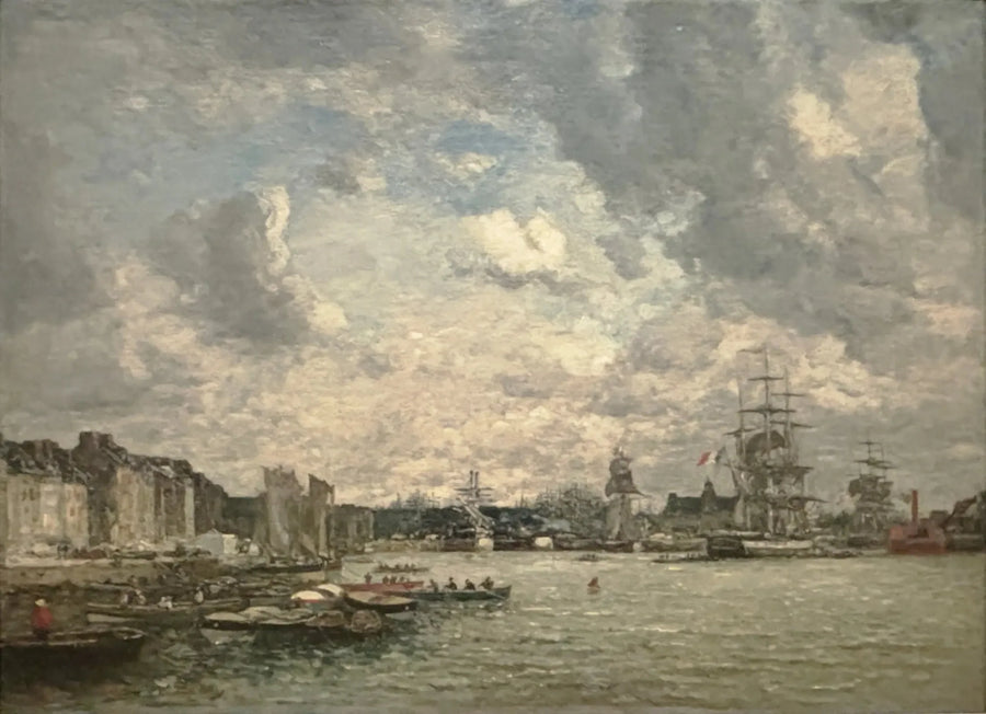 O Havre. A bacia da Barre - Eugène Boudin