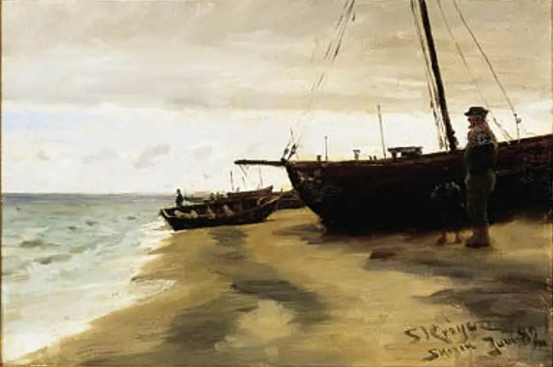 O faia do sul de Skagen. Junho. - Peder Severin Krøyer