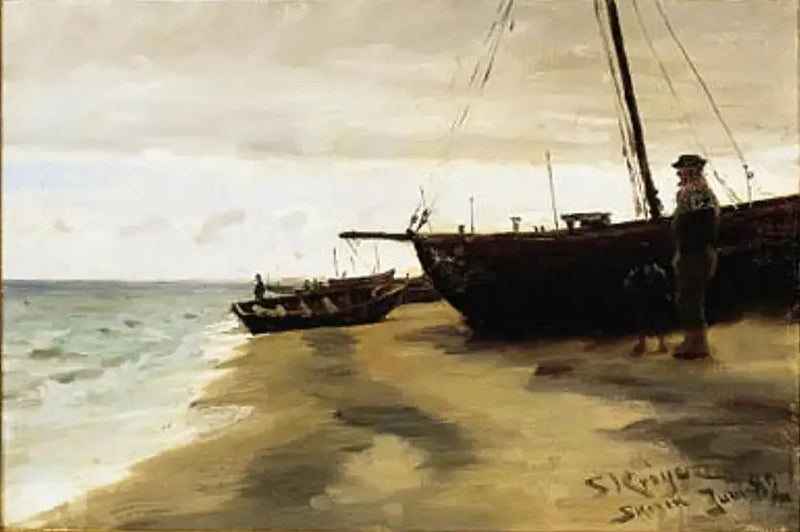 O faia do sul de Skagen. Junho. - Peder Severin Krøyer