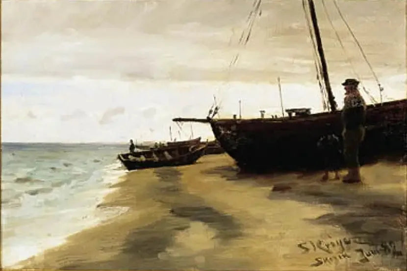 O faia do sul de Skagen. Junho. - Peder Severin Krøyer