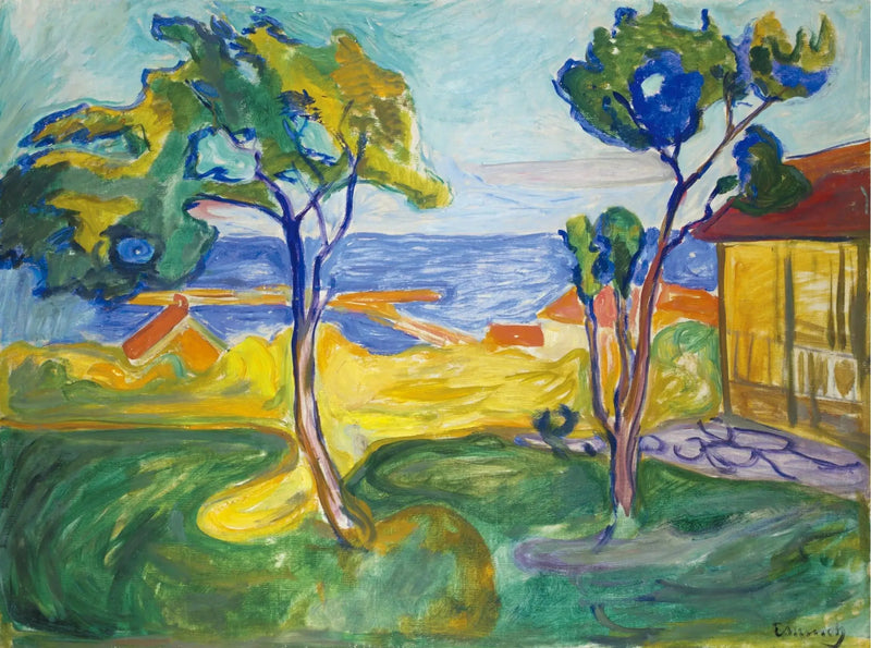 O Jardim em Åsgårdstrand - Edvard Munch