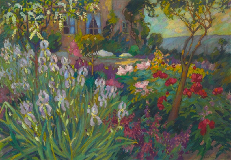 O jardim com íris - Robert Antoine Pinchon
