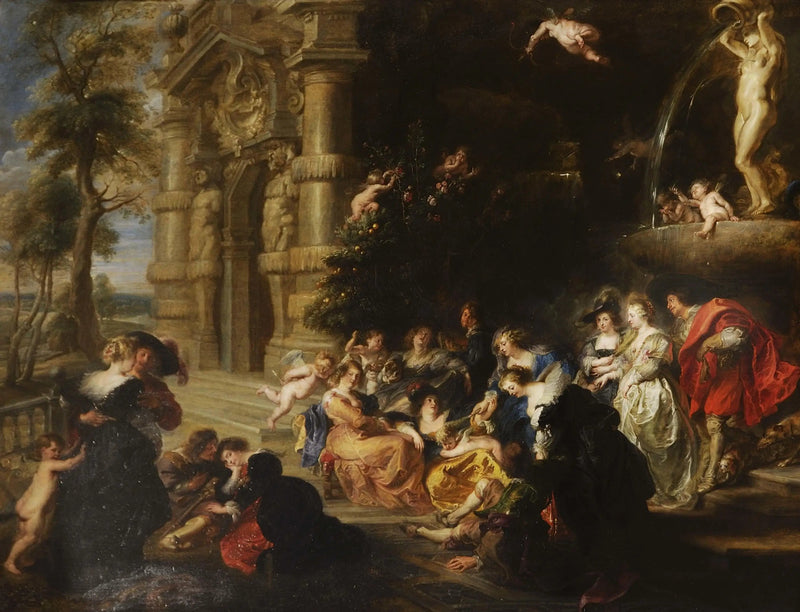 O jardim do amor - Peter Paul Rubens