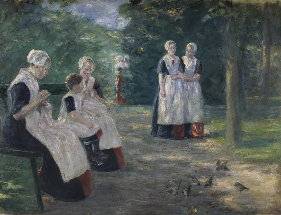 O Jardim do Orfanato Municipal da cidade de Amsterdã - Max Liebermann