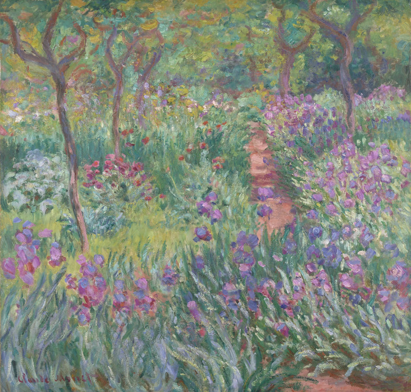 O jardim do artista em Giverny - Claude Monet