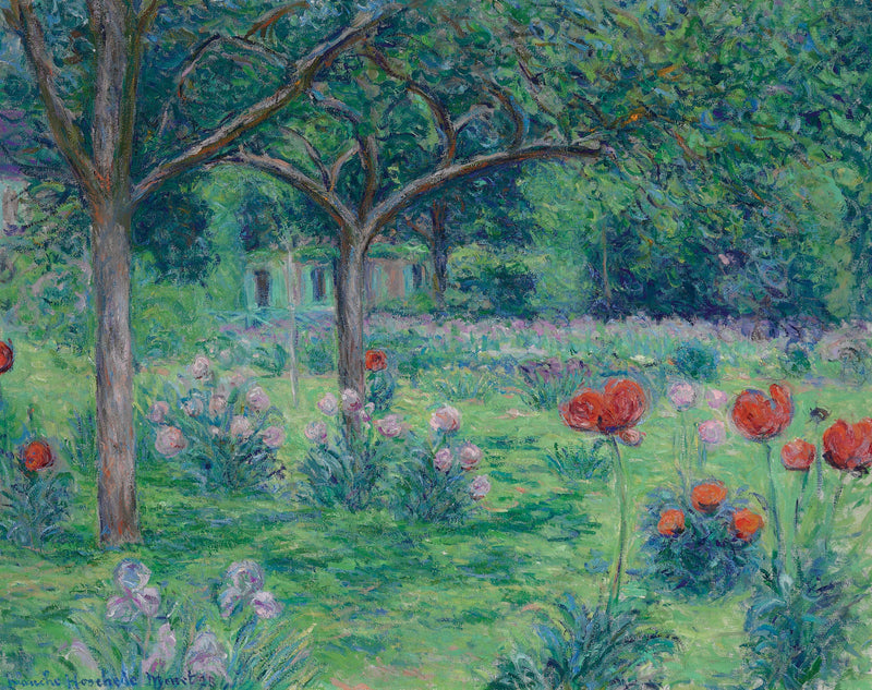 O jardim de Monet em Giverny - Blanche Hoschede Monet
