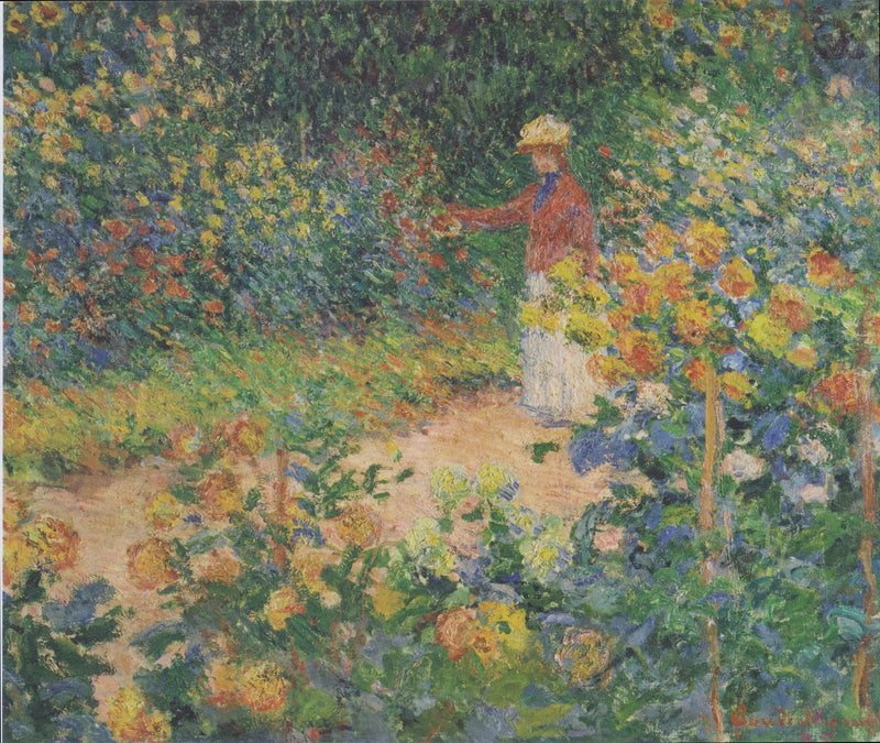 O Jardim de Monet em Giverny - Claude Monet