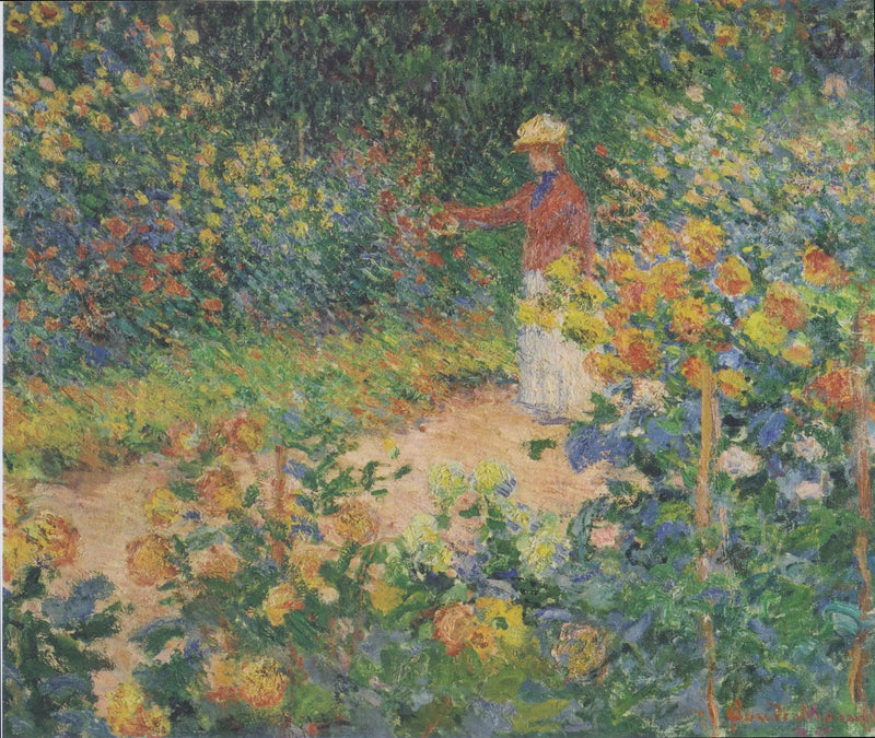 O Jardim de Monet em Giverny - Claude Monet