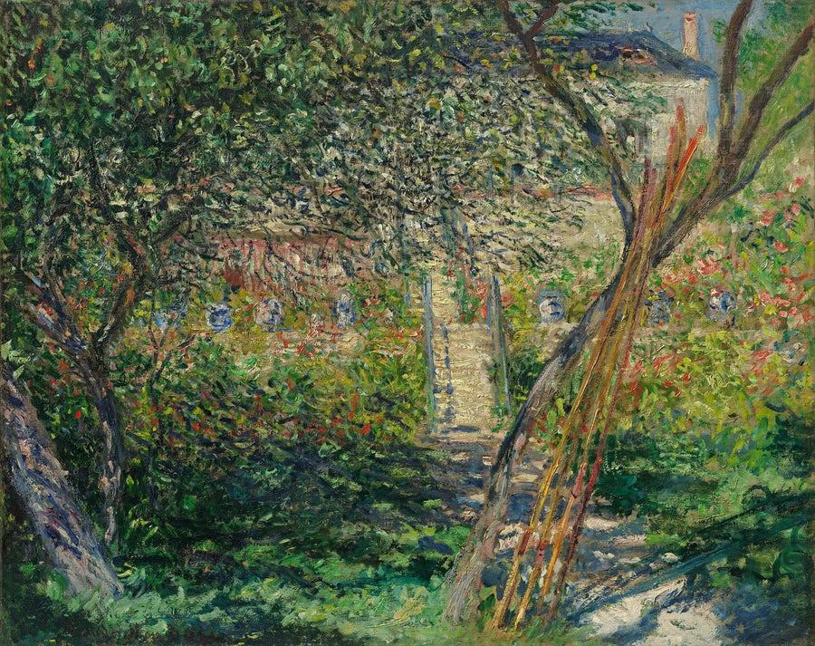 O jardim de Vétheuil - Claude Monet
