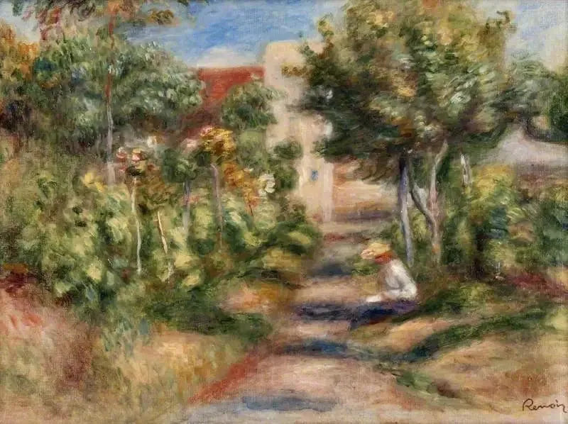O jardim do pintor - Pierre-Auguste Renoir