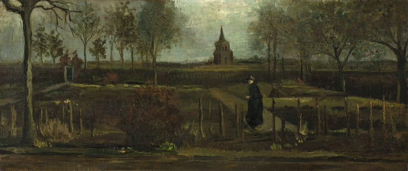 O Jardim do presbitério de Nuenen na primavera - Vincent van Gogh